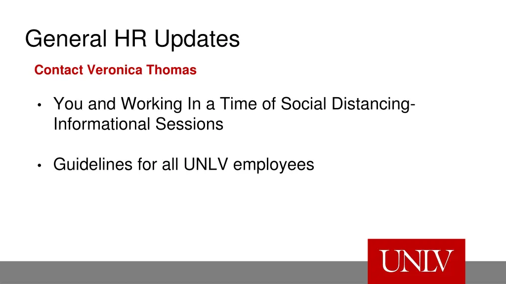 general hr updates