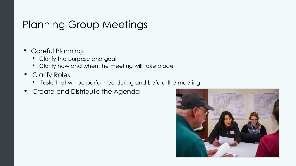 planning group meetings