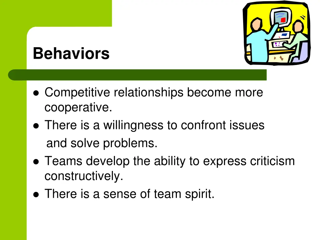 behaviors