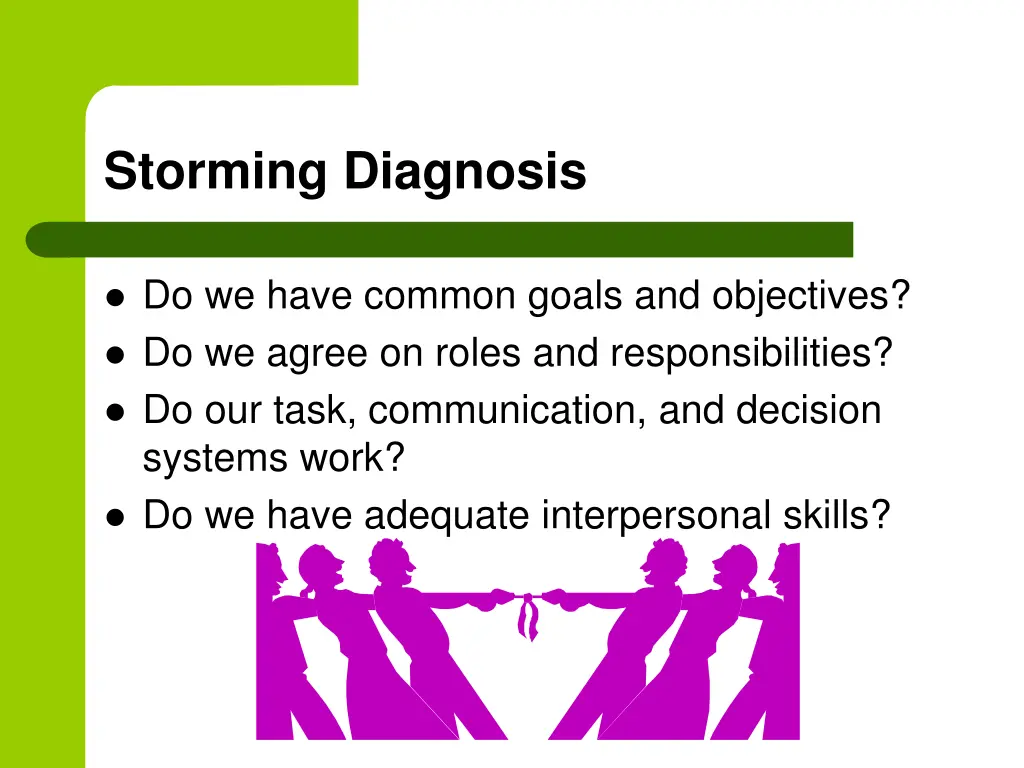 storming diagnosis