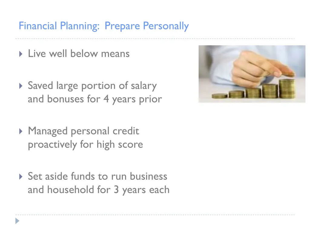 financial planning prepare personally