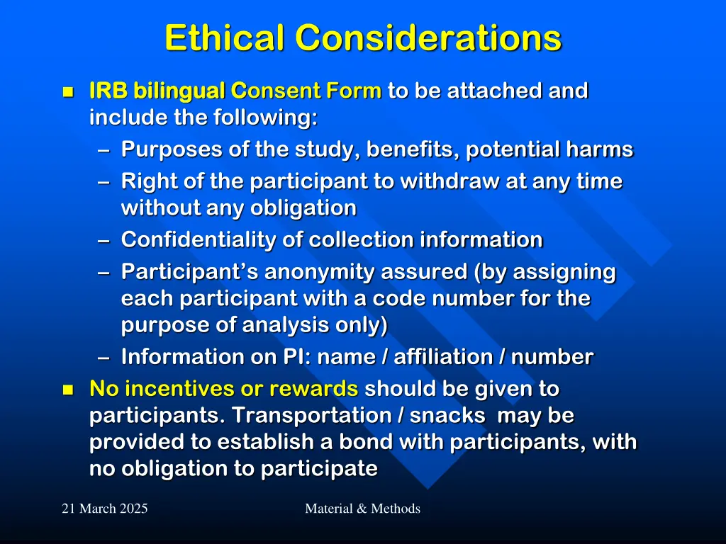 ethical considerations