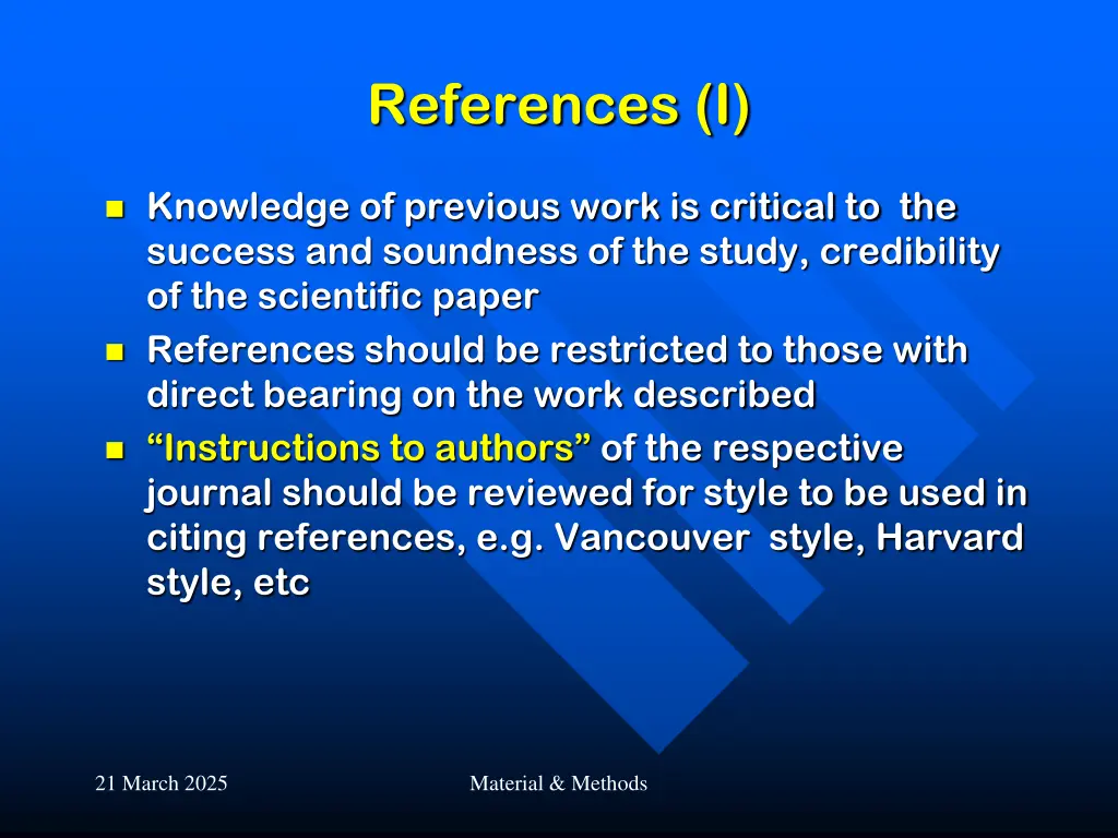 references i