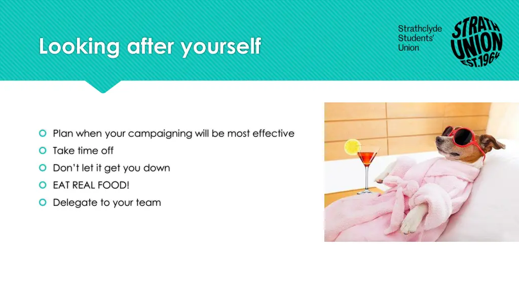 looking after yourself