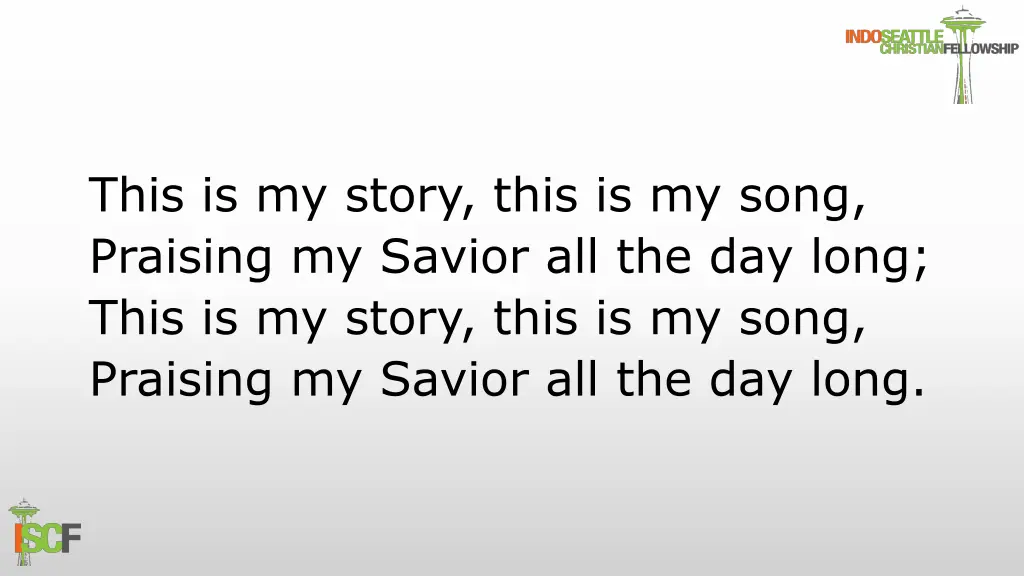 this is my story this is my song praising 1
