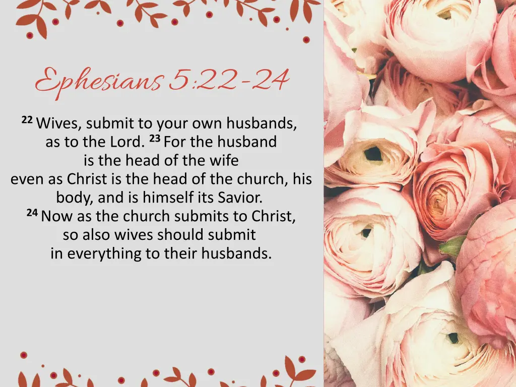 ephesians 5 22 24 1