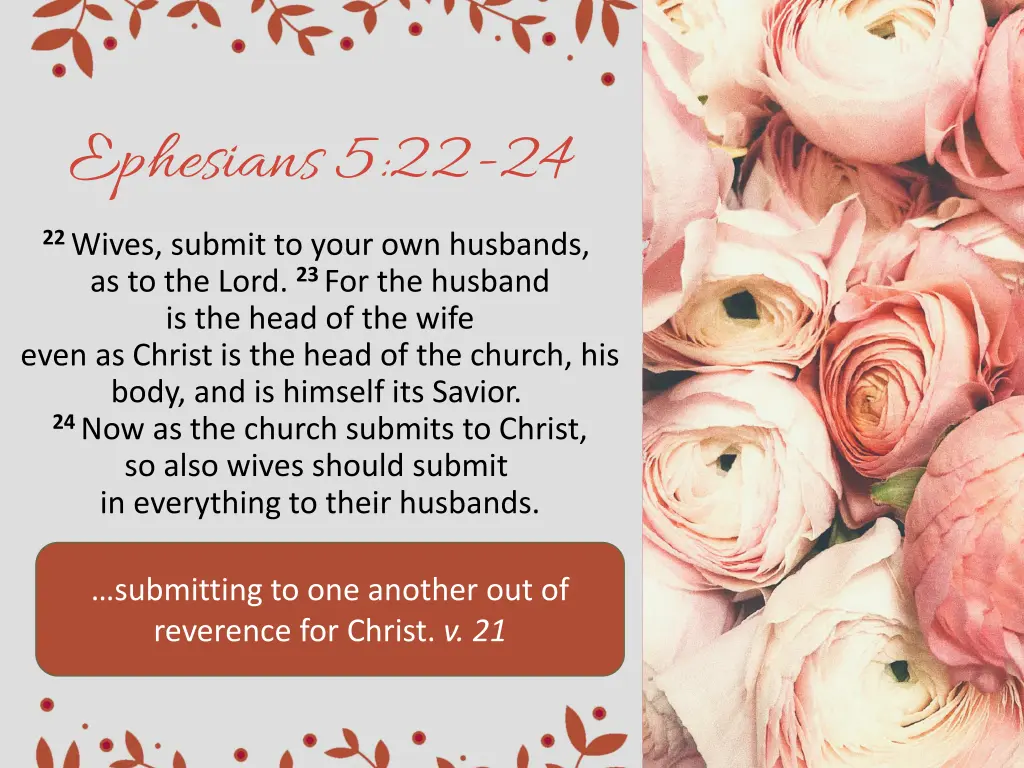 ephesians 5 22 24 2