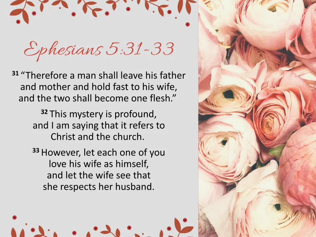 ephesians 5 31 33