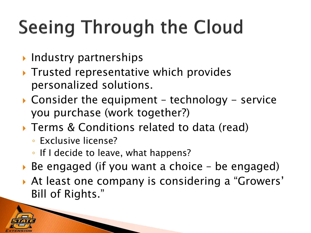 industry partnerships trusted representative