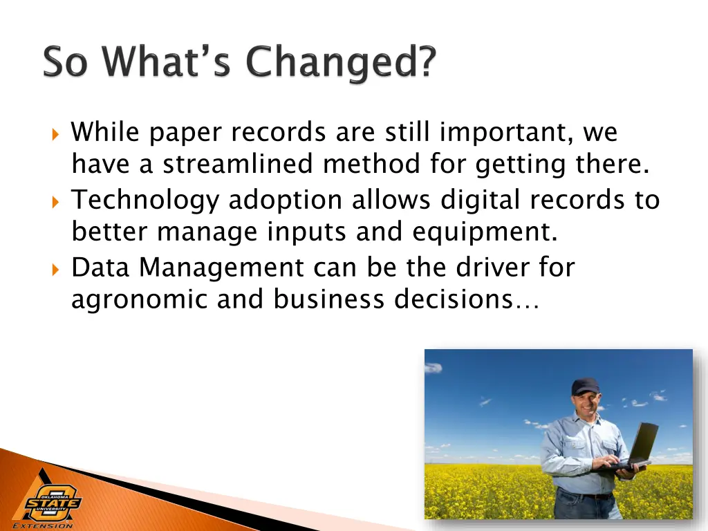 while paper records are still important we have