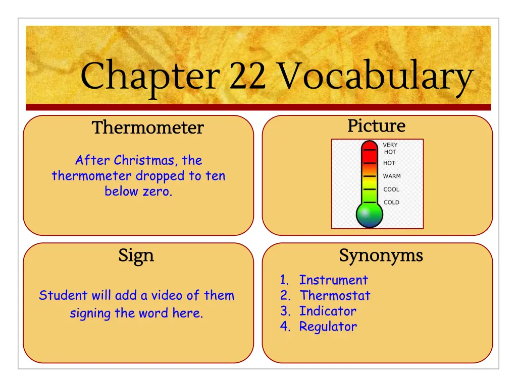 chapter 22 vocabulary