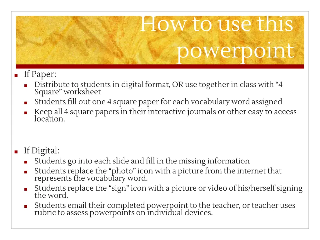 how to use this powerpoint
