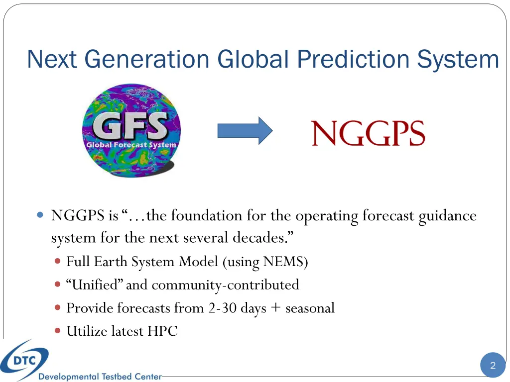 next generation global prediction system