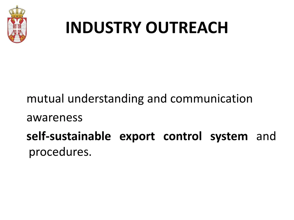 industry outreach