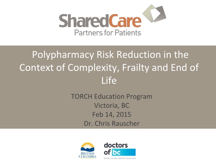polypharmacy risk reduction in the context
