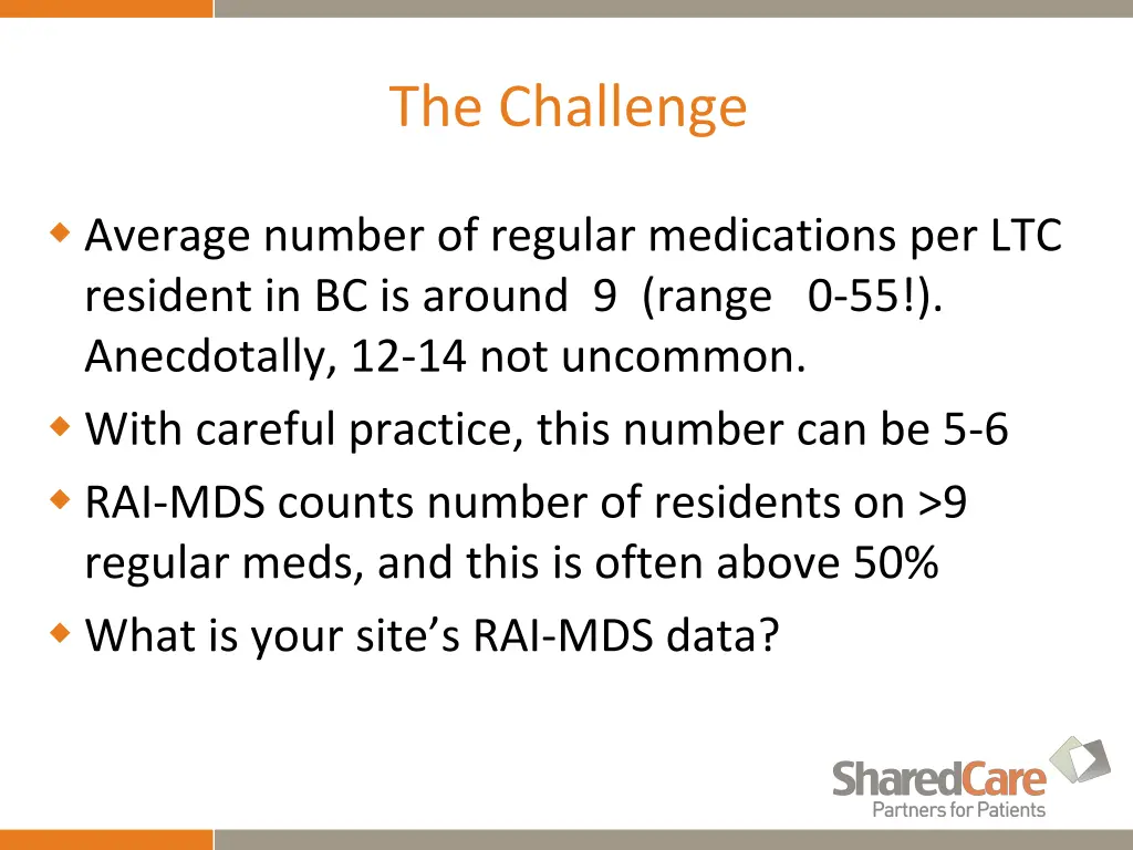 the challenge