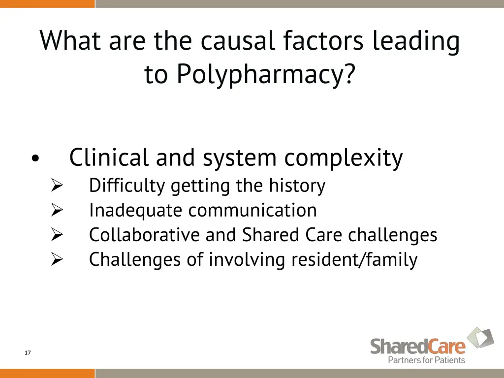 what are the causal factors leading 1