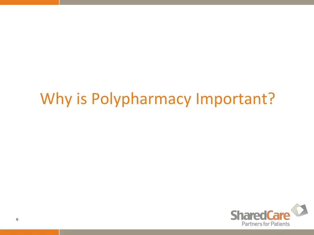 why is polypharmacy important