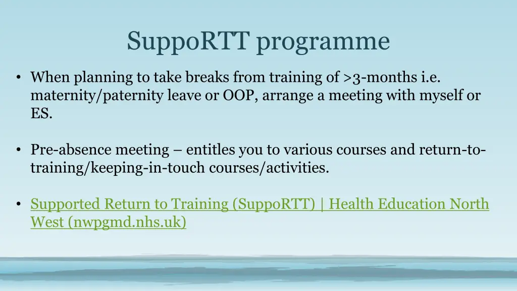supportt programme
