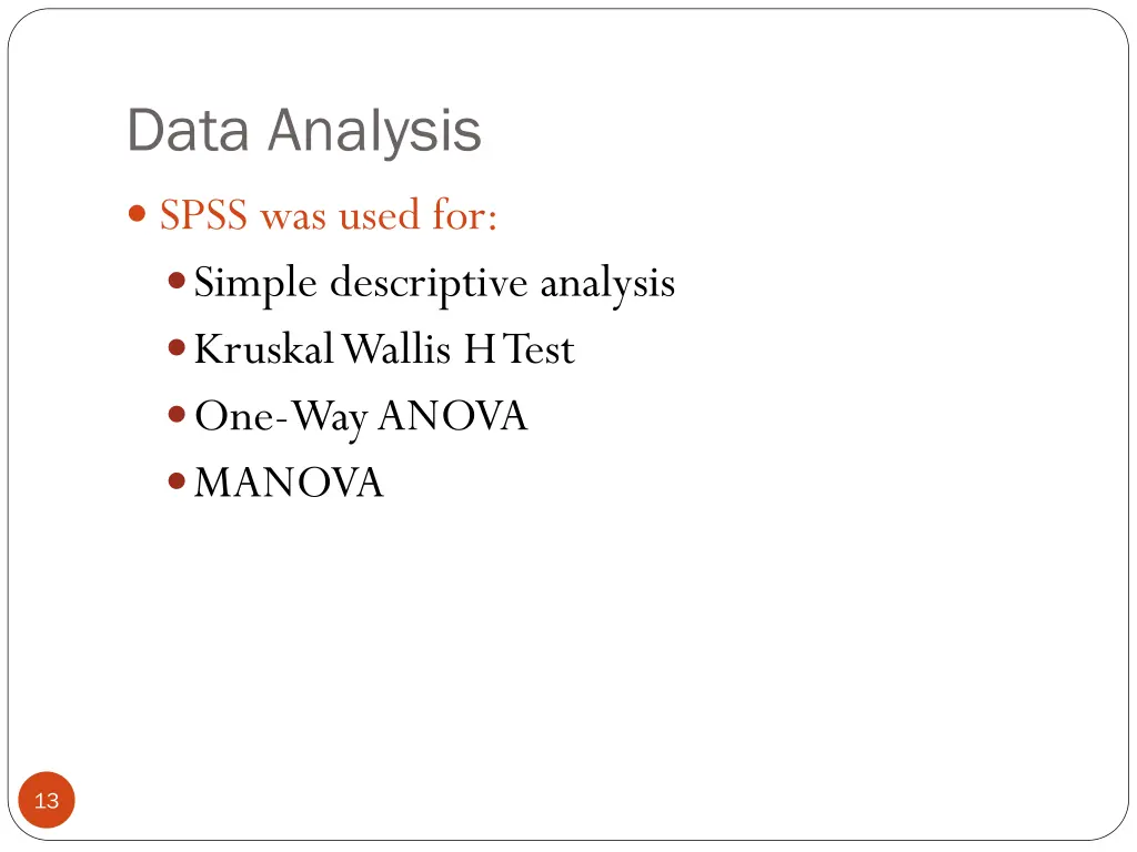 data analysis