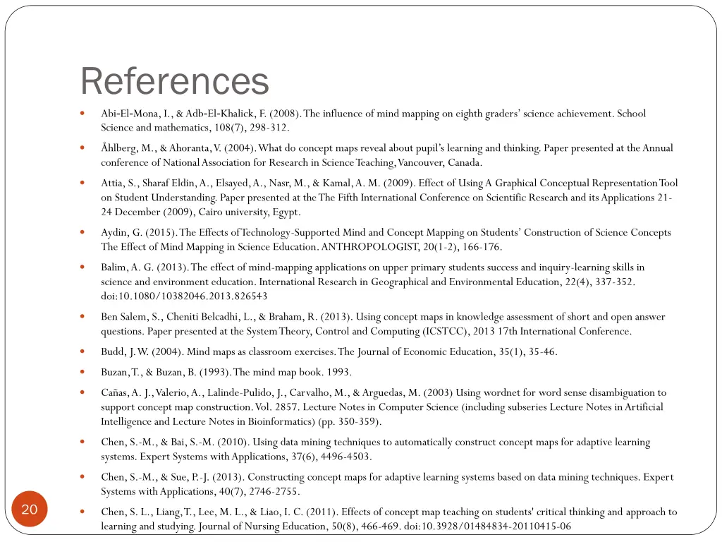 references abi el mona i adb el khalick f 2008