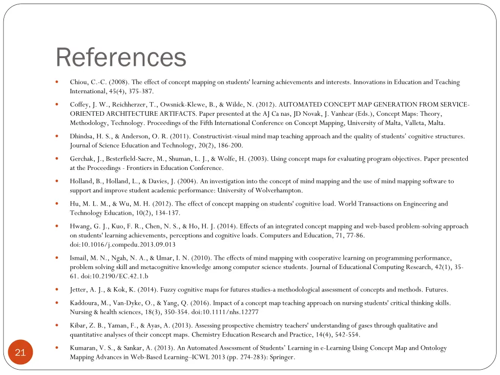 references