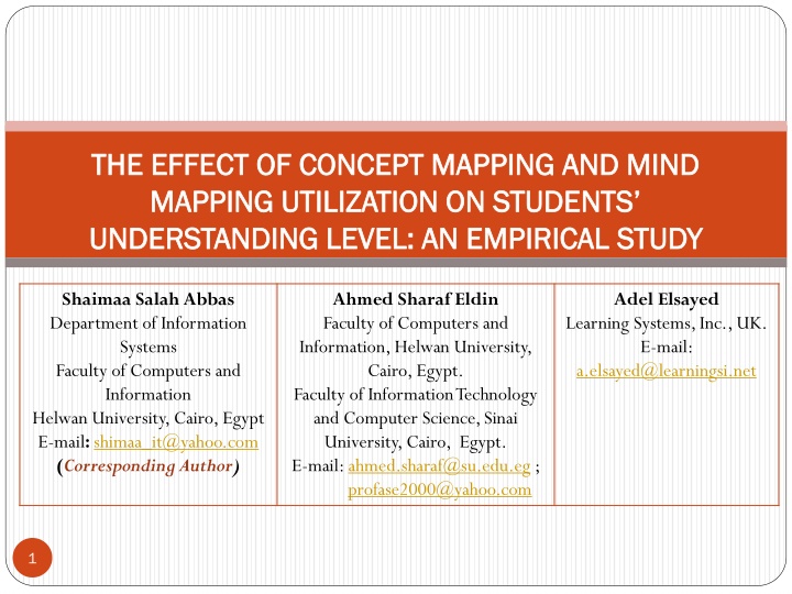 the effect of concept mapping and mind the effect
