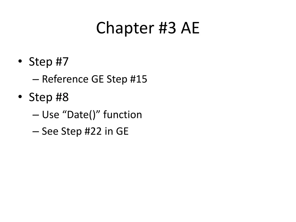 chapter 3 ae 1