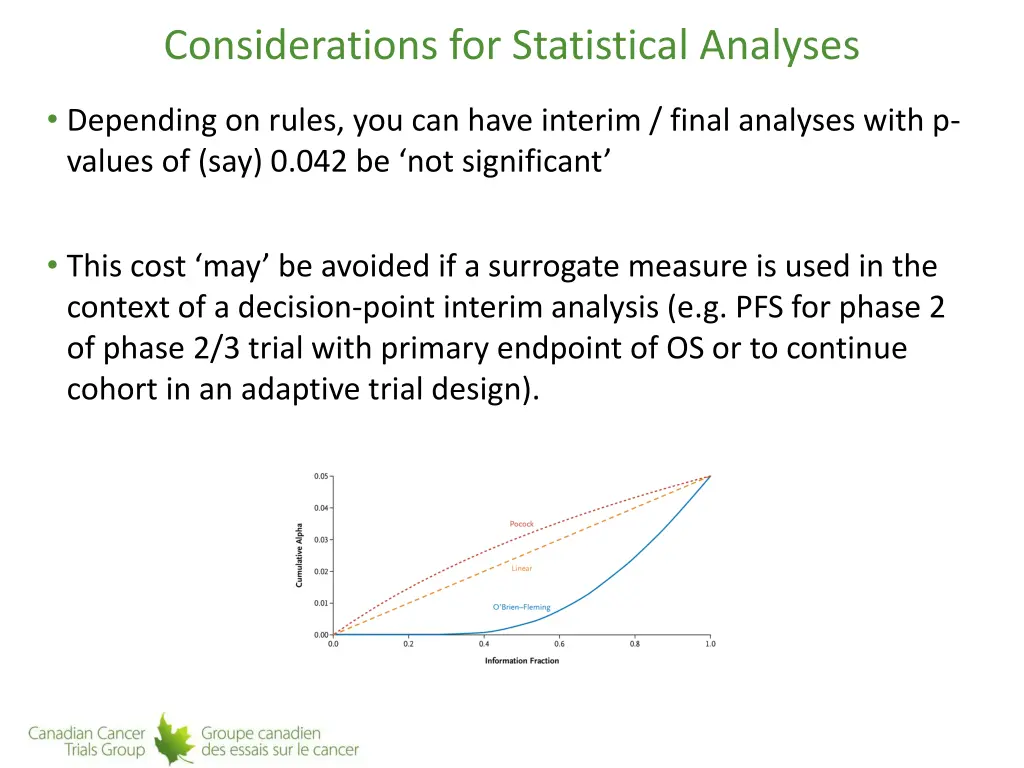 considerations for statistical analyses 1