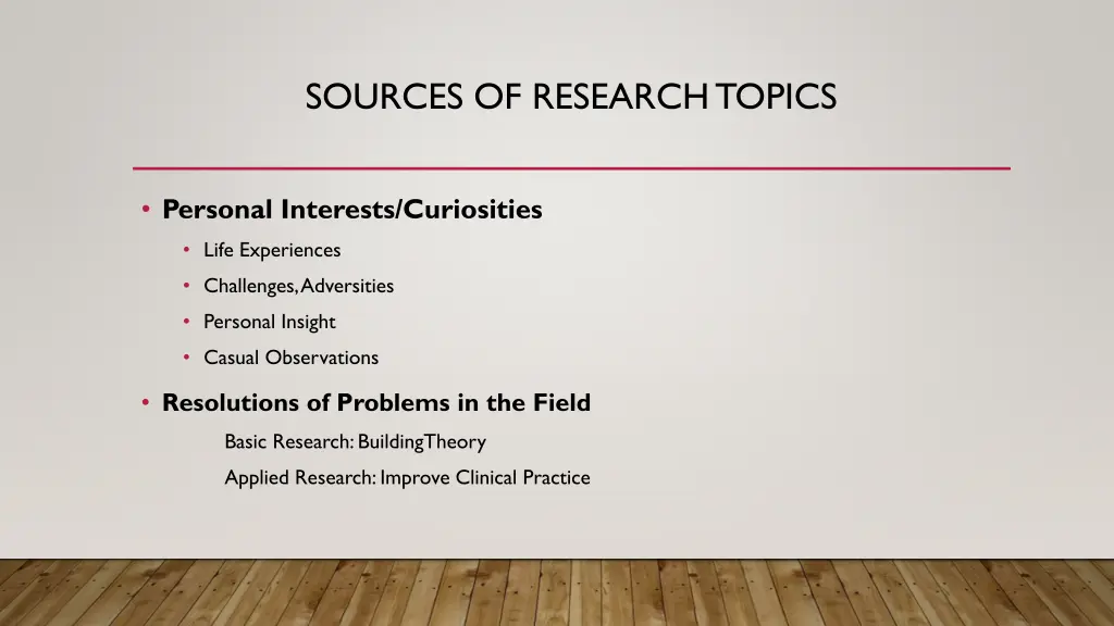 sources of research topics