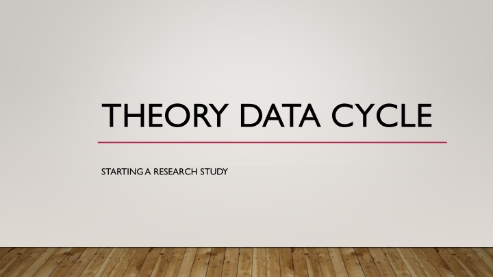 theory data cycle