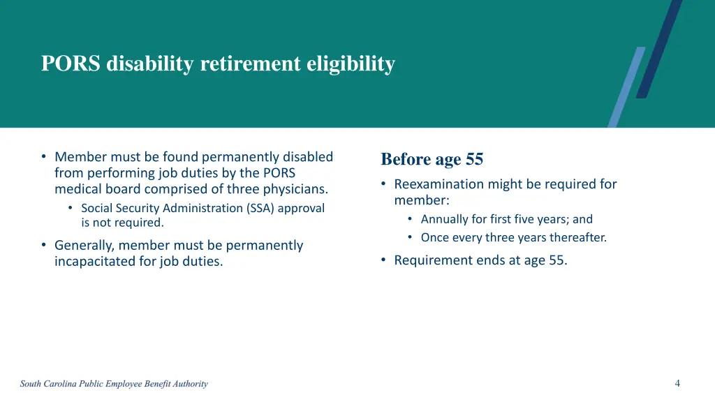 pors disability retirement eligibility