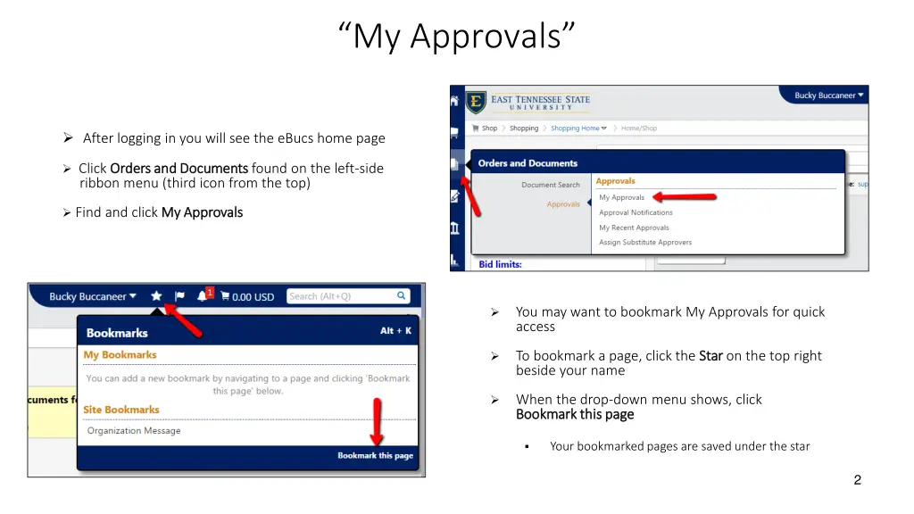 my approvals