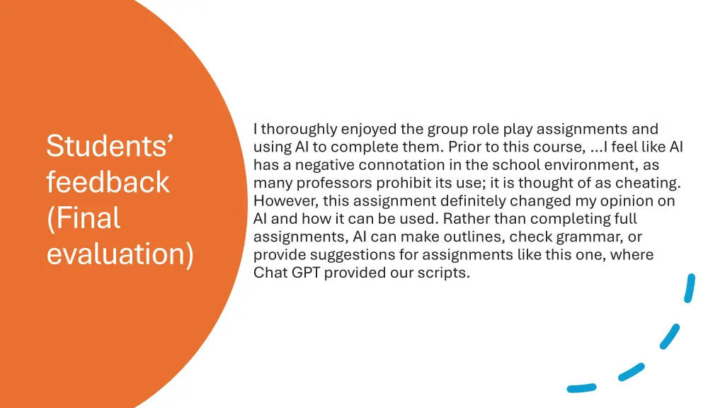 i thoroughly enjoyed the group role play