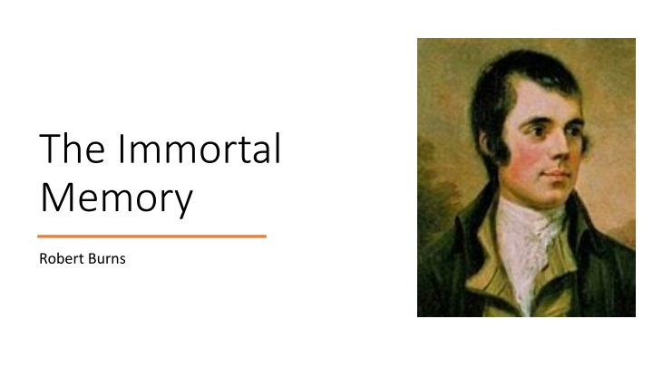 the immortal memory