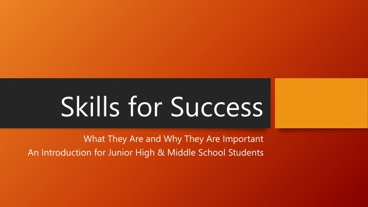 skills for success