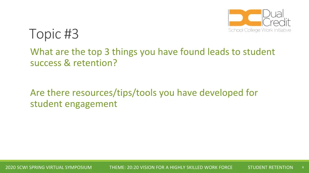 topic 3 what are the top 3 things you have found