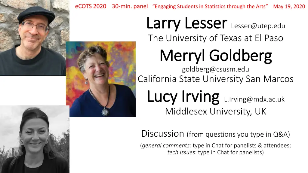 ecots 2020 30 min panel engaging students 1