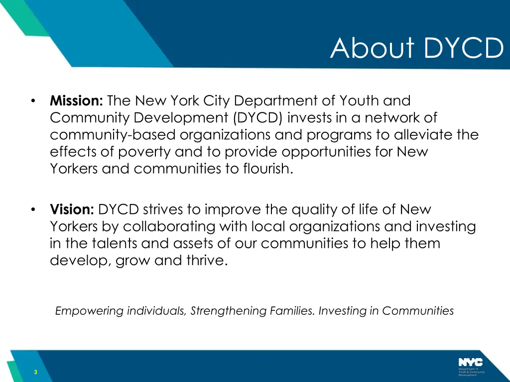 about dycd