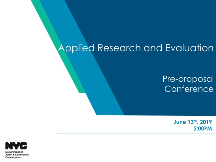 applied research and evaluation