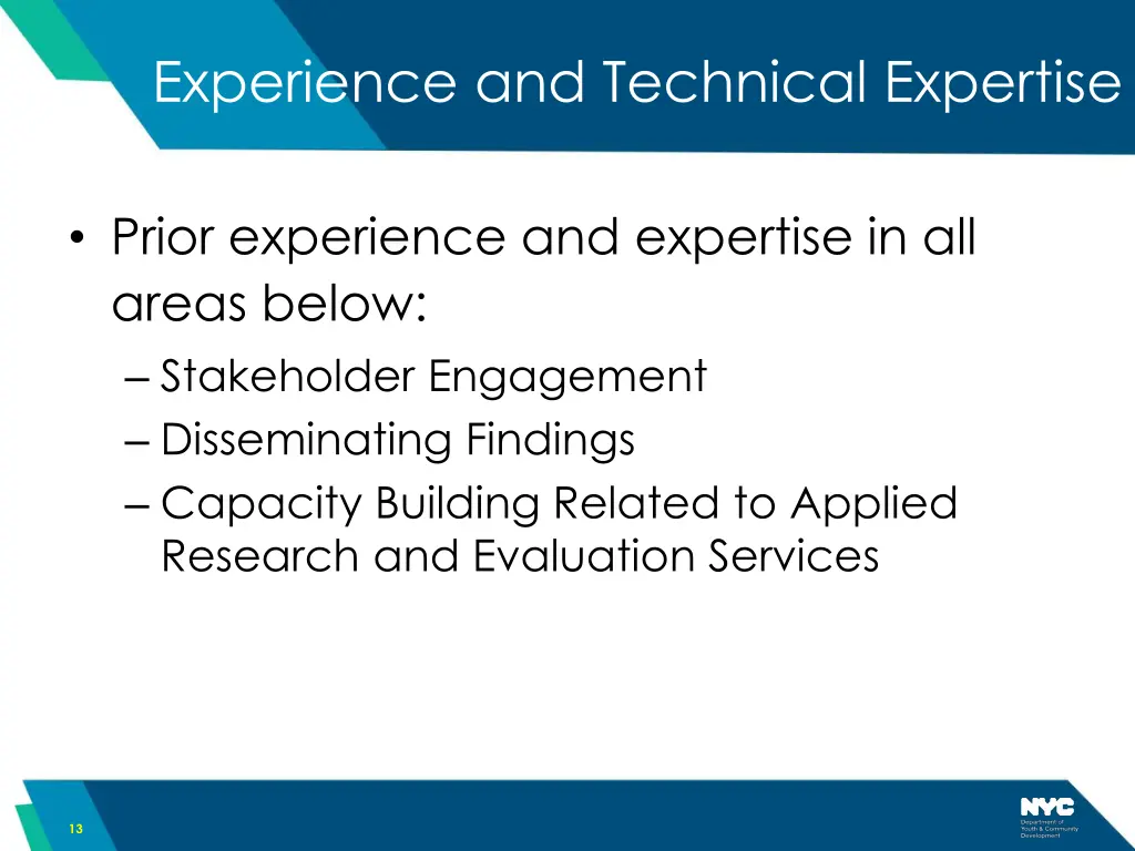 experience and technical expertise 1