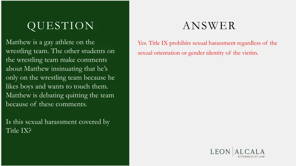 question 5