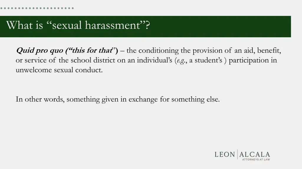 what is sexual harassment 1
