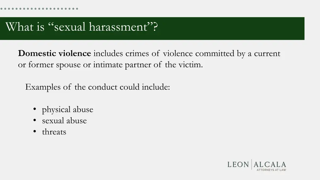 what is sexual harassment 6