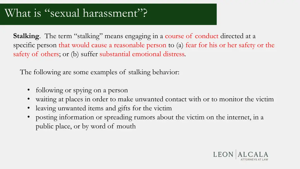 what is sexual harassment 7