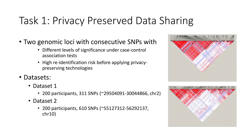 task 1 privacy preserved data sharing