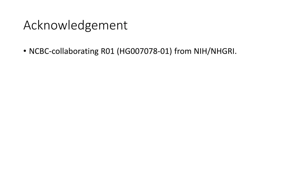 acknowledgement