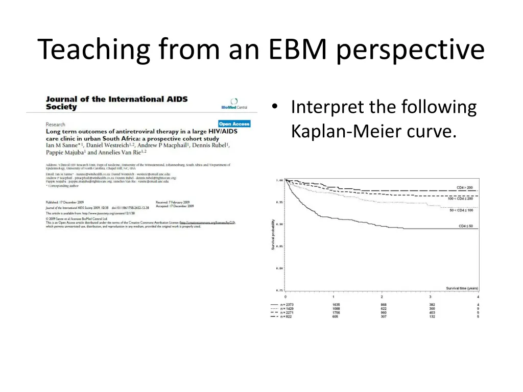 teaching from an ebm perspective 2