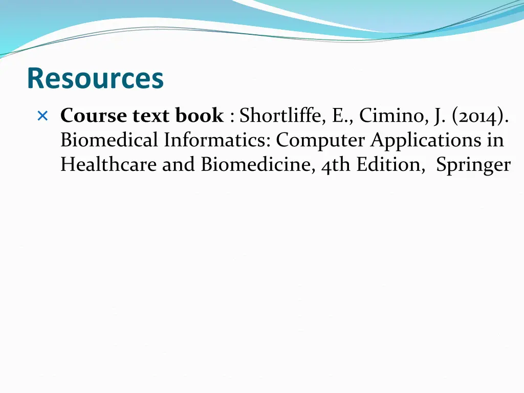 resources