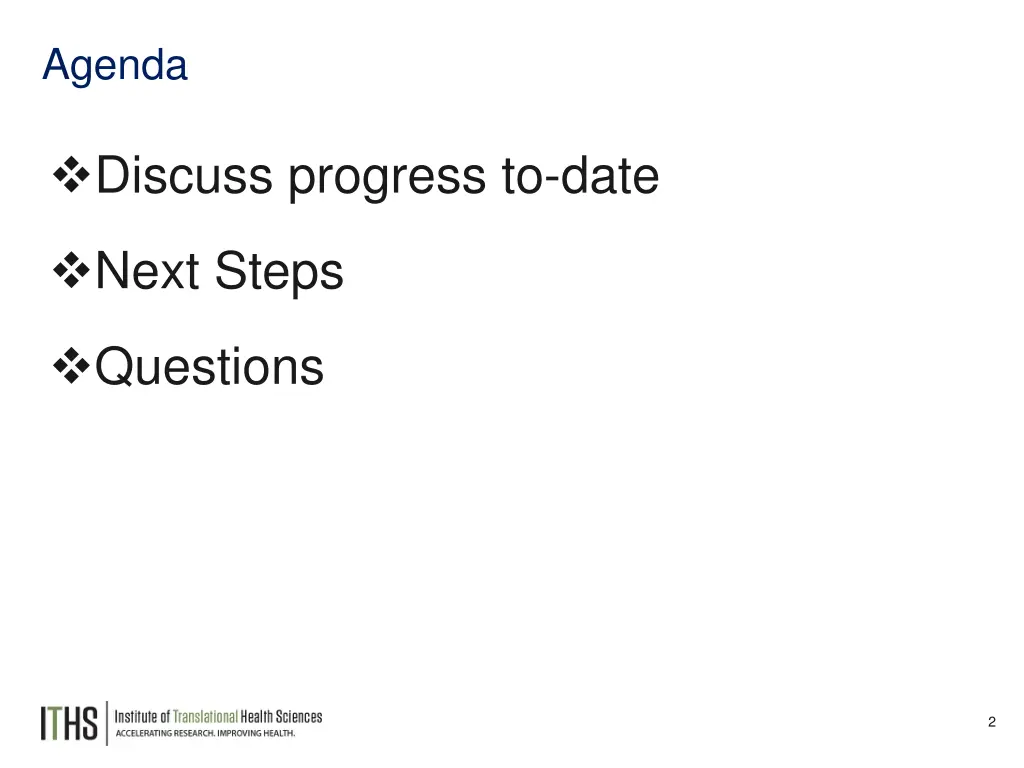 agenda